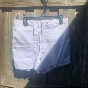 Vintage 1980’s White High-Waisted Shorts